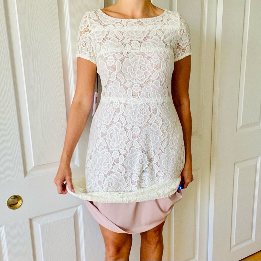 Brand New! Ivanka Trump Ivory Lace Dress - Picture 3 of 8